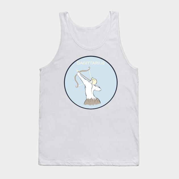 H&H Zodiac Sagittarius Tank Top by husbandandhusband